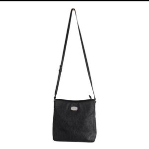 MICHAEL KORS Signature  Jet Set Travel Messenger Crossbody Folio Bag Rare